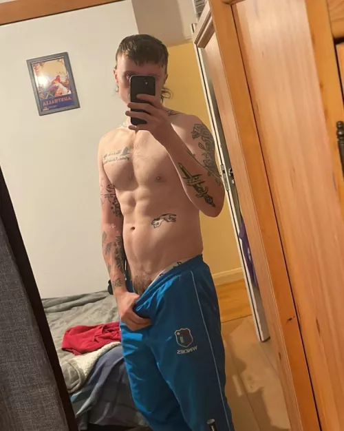 A lightly sweaty after a gym this week