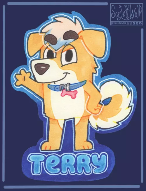Bluey Badge! 🐶💙