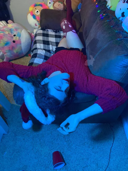 Crashing after the Christmas Party 😴