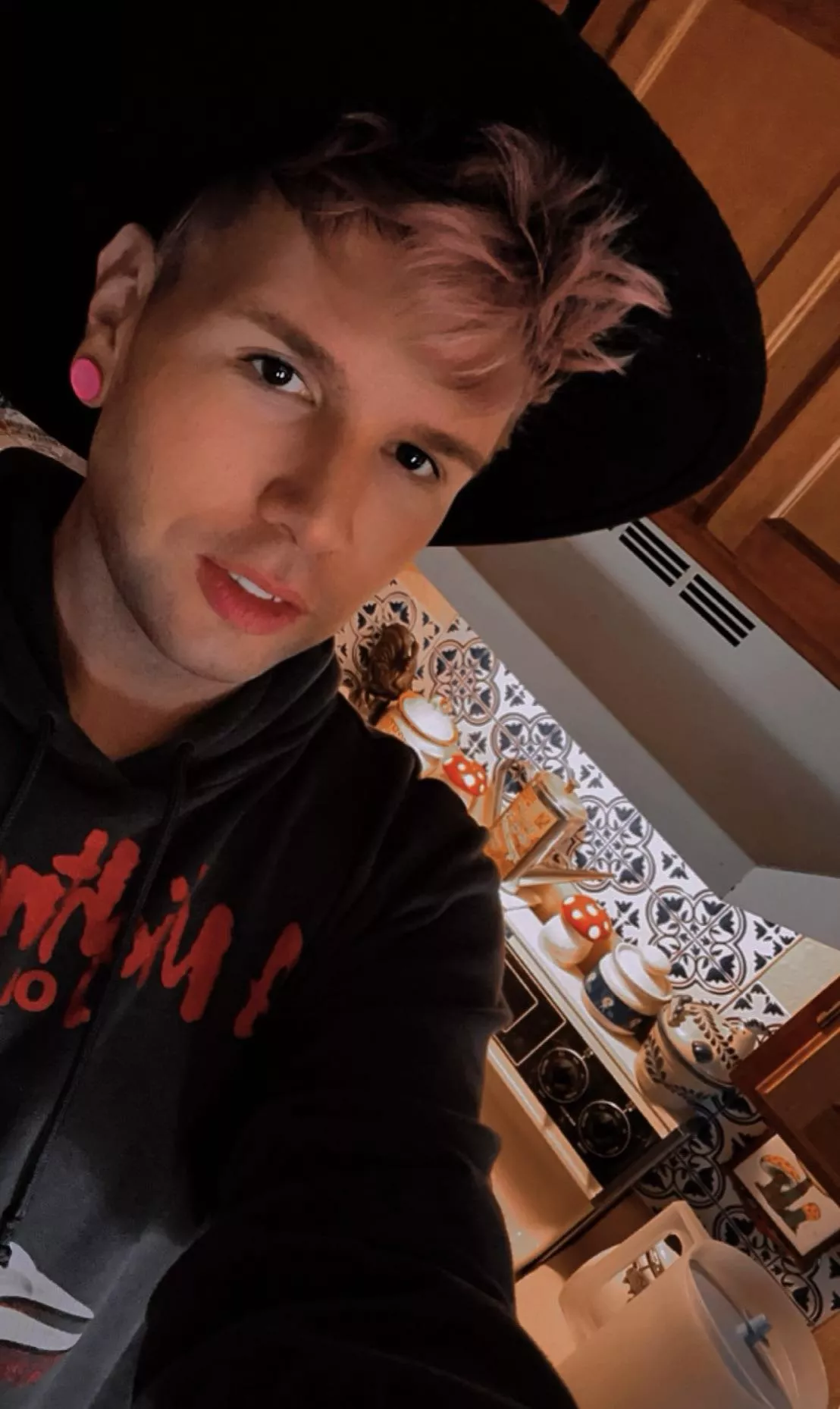 Having fun on Friday night, where did this hat even come from? Having fun on Friday night, where did this hat even come from?