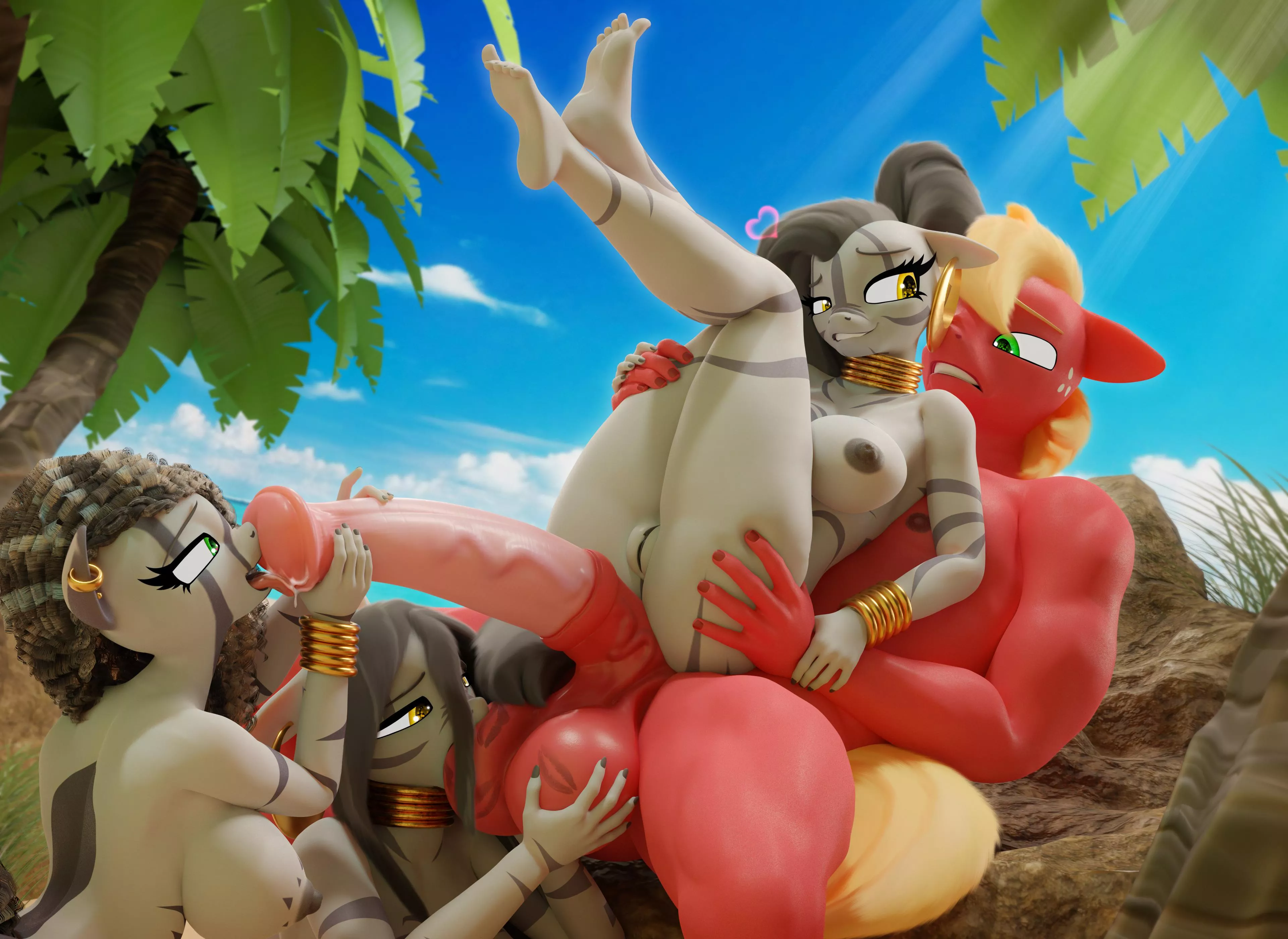 He’s in heaven 😍 (Hoovesart)