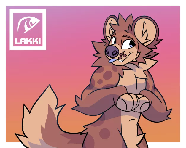 Hyena (Art by me/@LakkiTheFox)