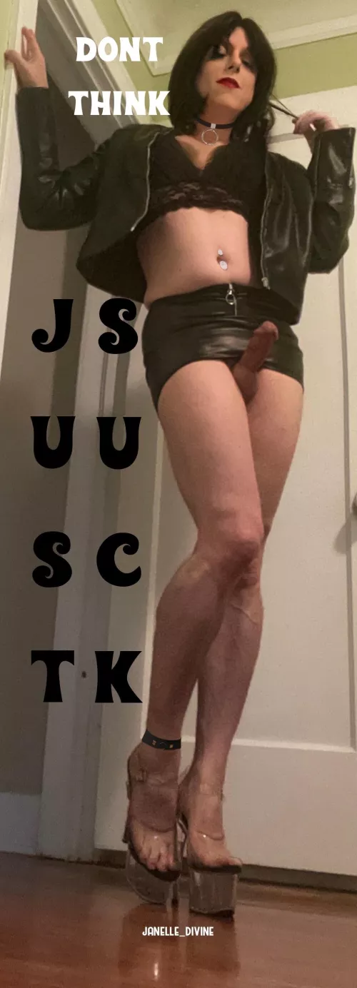 I get so hard when I dress like this.