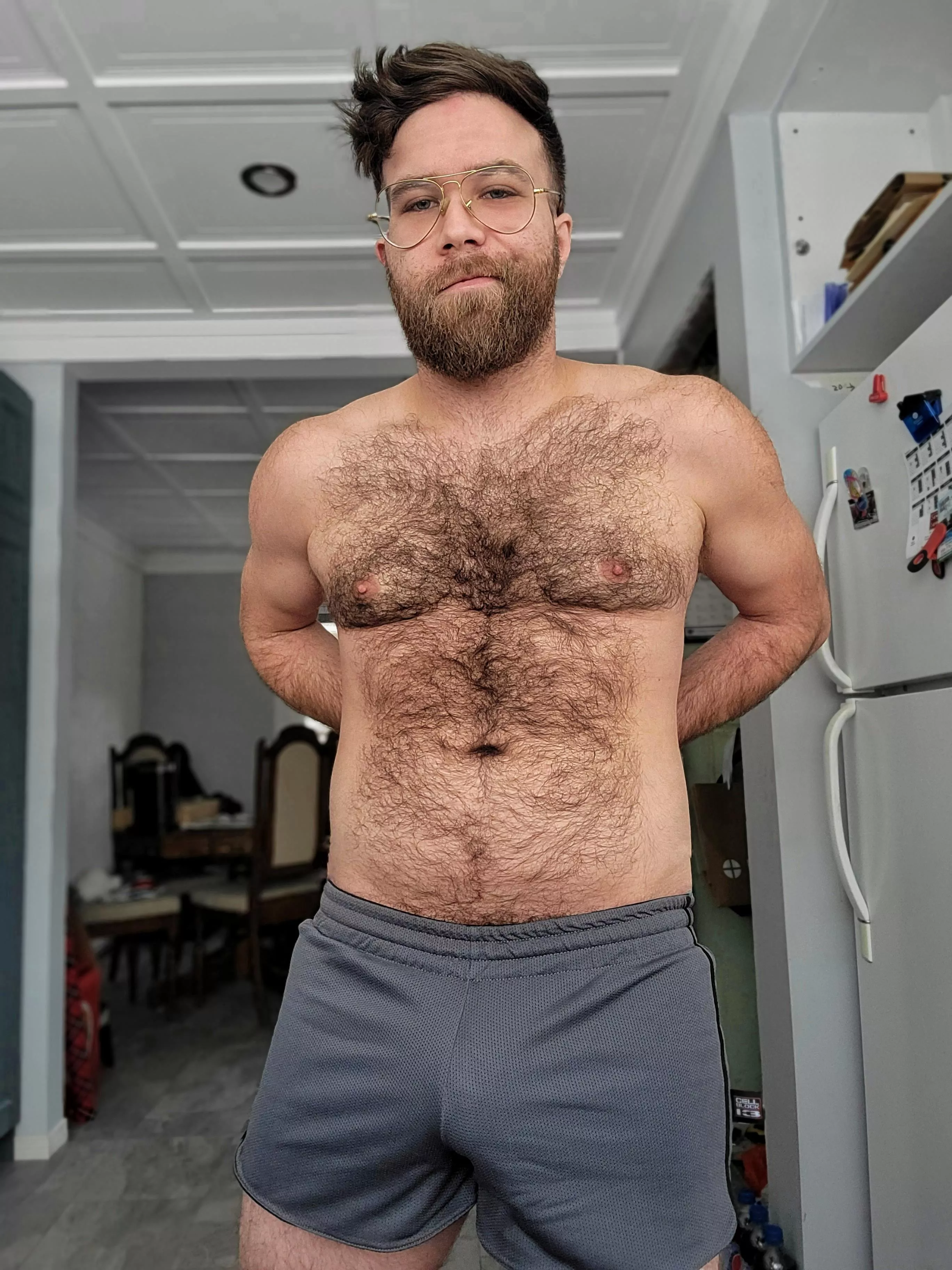 I'm always half naked at least