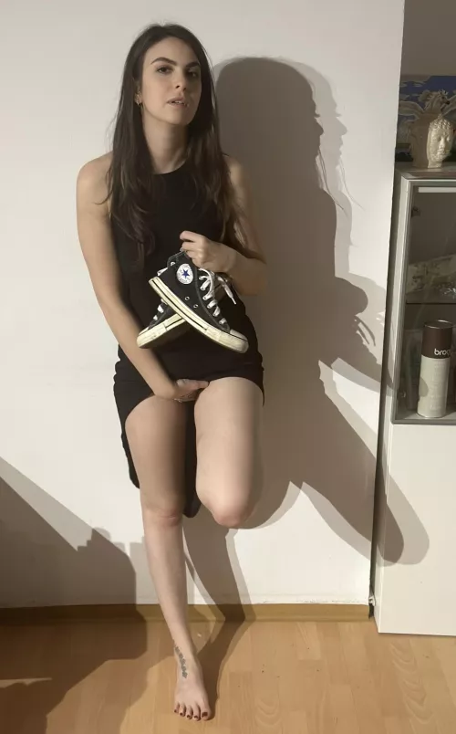 It starts to rain just when I pick up my chucks