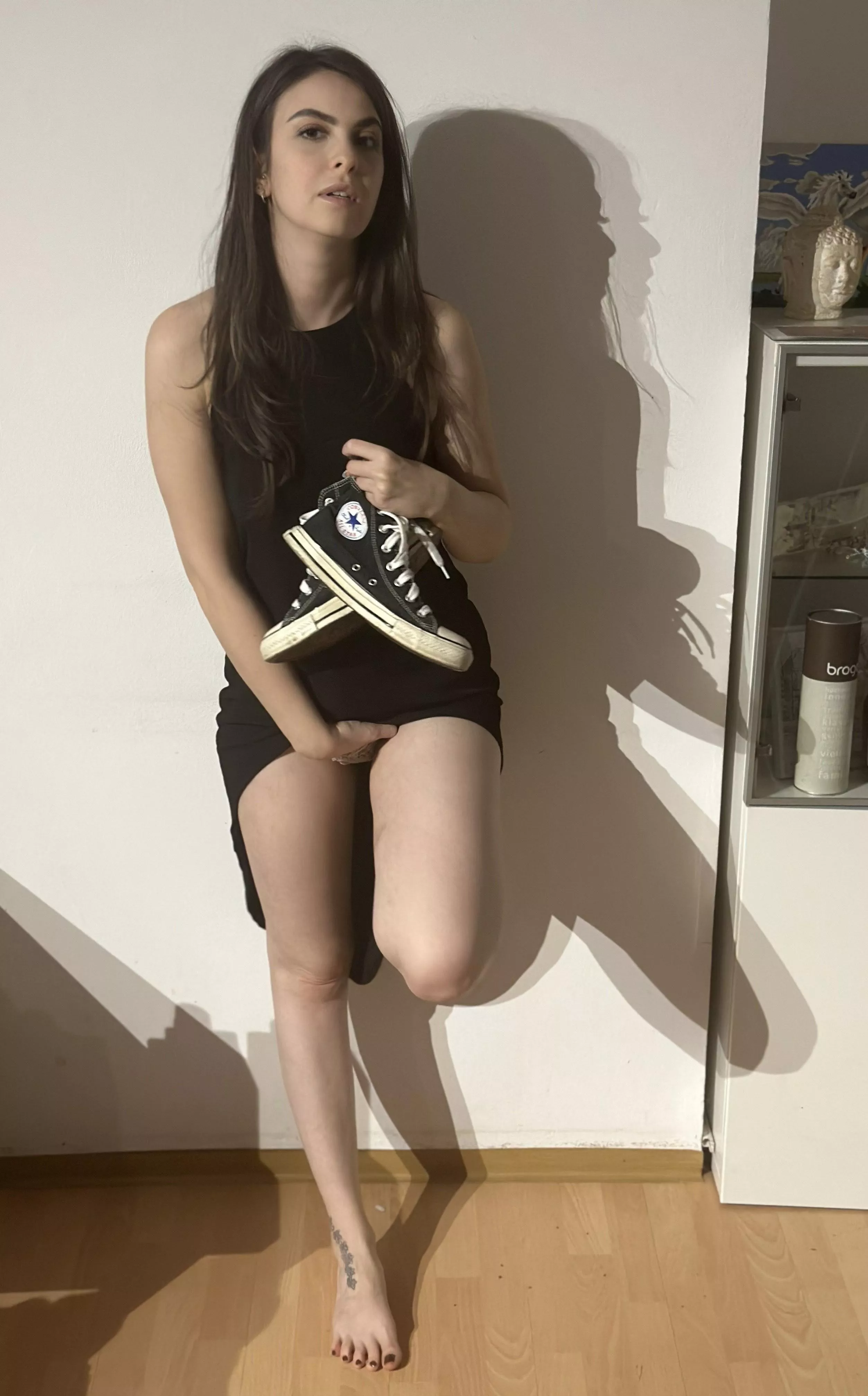 It starts to rain just when I pick up my chucks