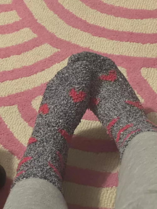 it’s fuzzy sock season!