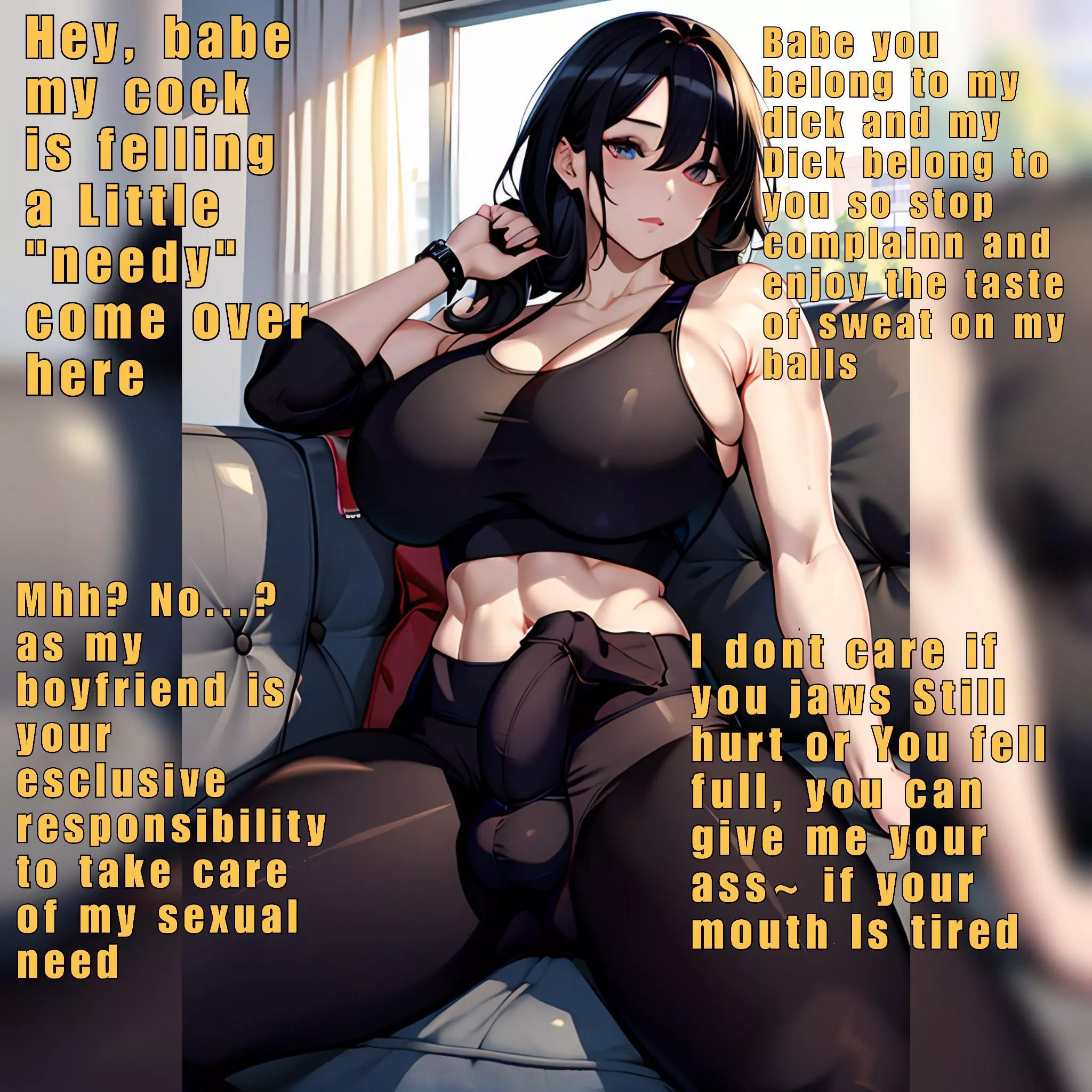 Maeve your insatiable girlfriend (futadom,tomboy)