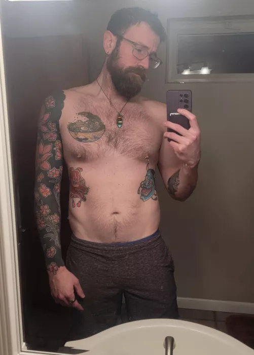 My chest is starting to look better