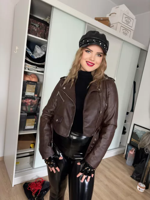my leather look