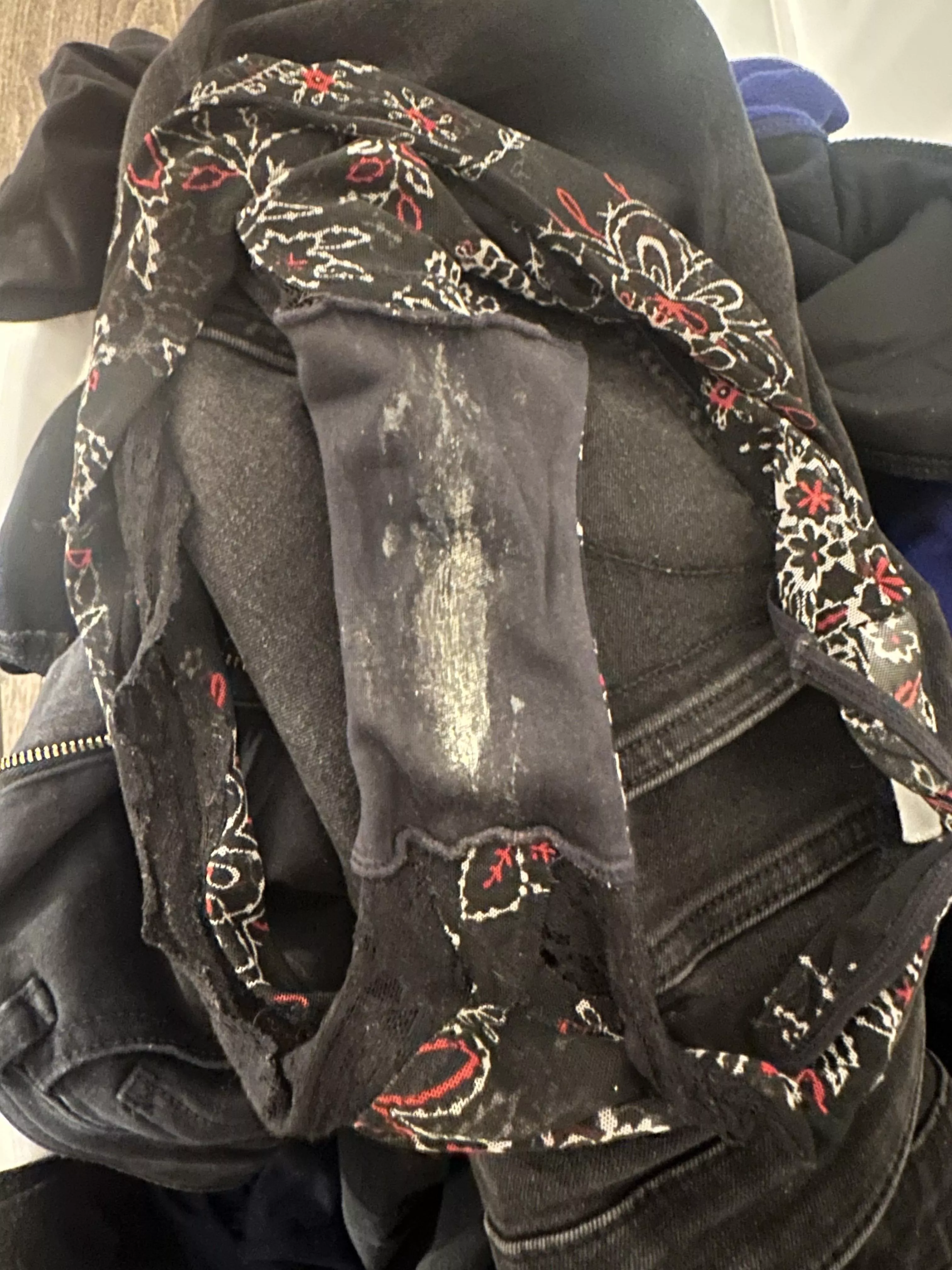 my wife's panties today