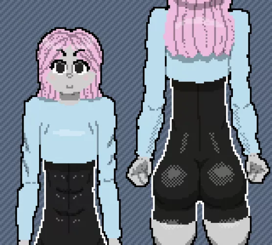 New outfit design + Mannequin-Chan.