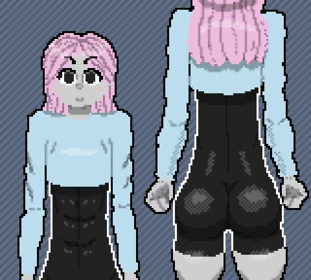 New outfit design + Mannequin-Chan.