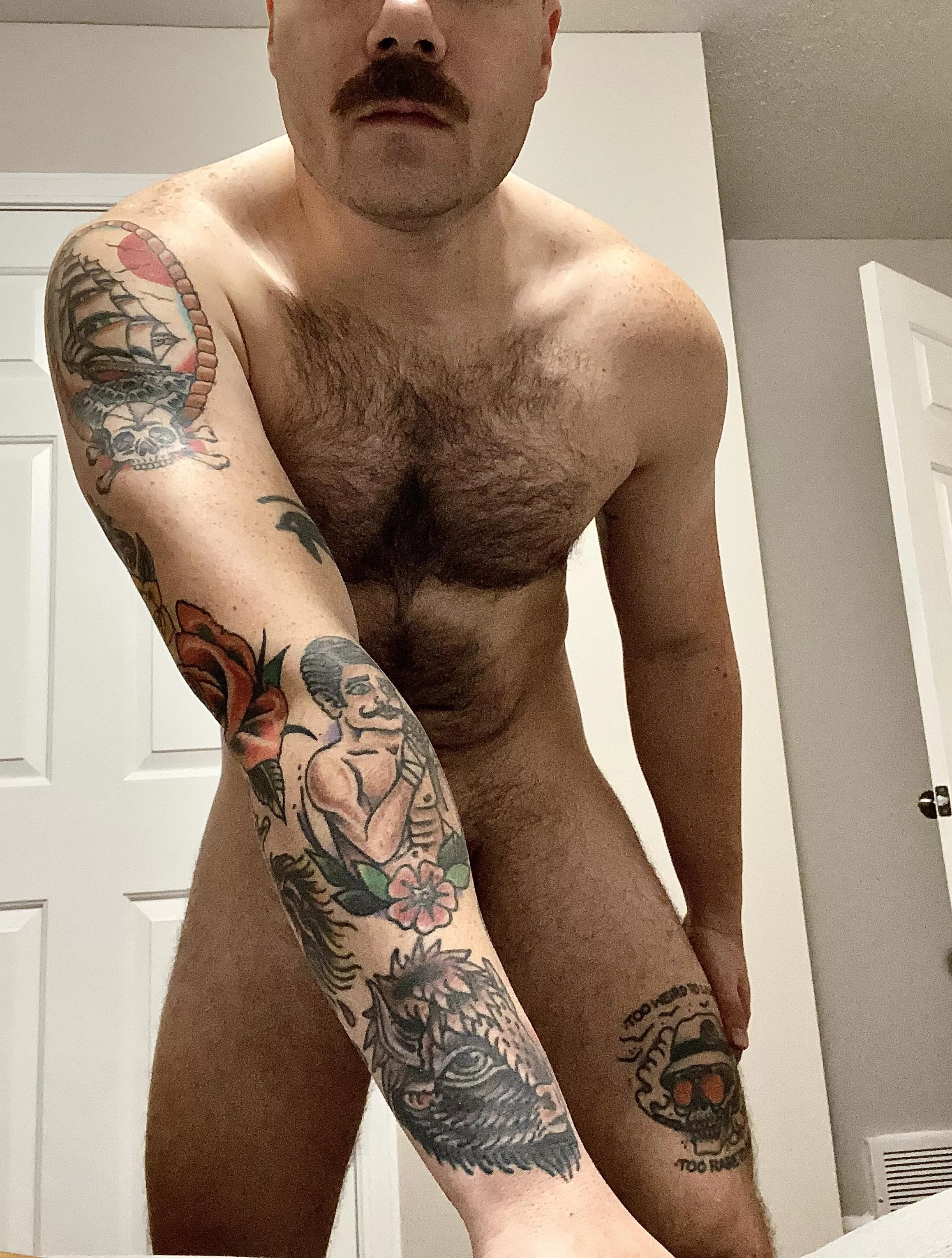 POV: “inching” my way to make those holes mine.