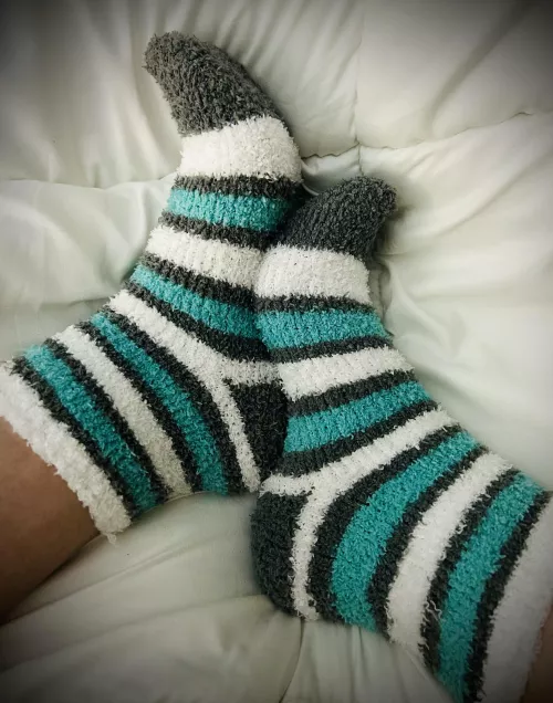 The softest, cutest thing you’ll see tonight. Snuggling in my bed where you wish you could be.