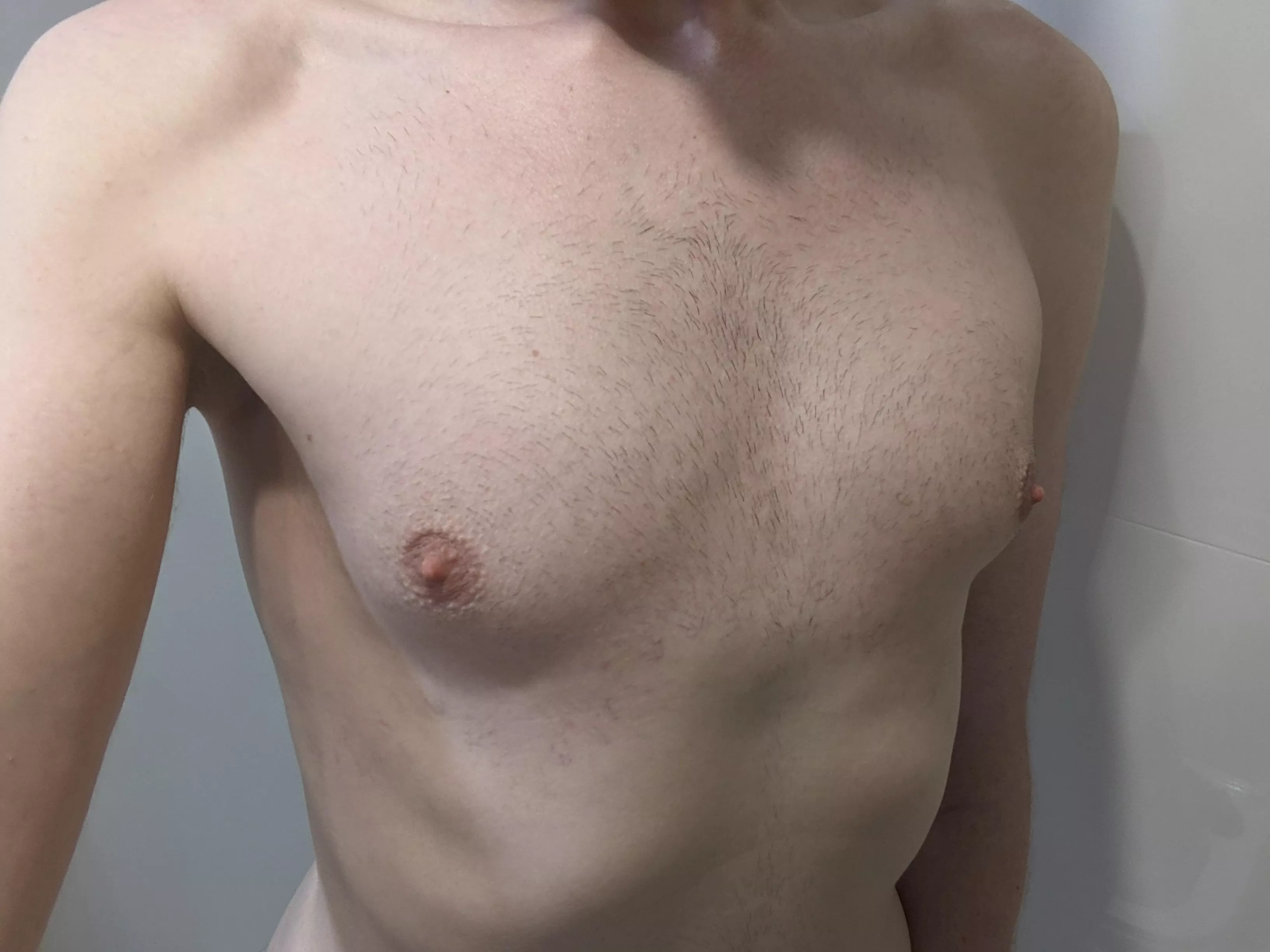 When I had a shave chest