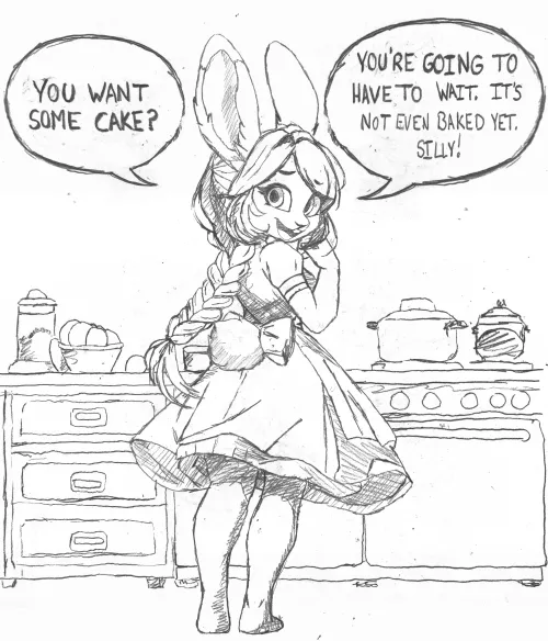 You've all been impatient wanting the Christian Bunny Girl's cake.