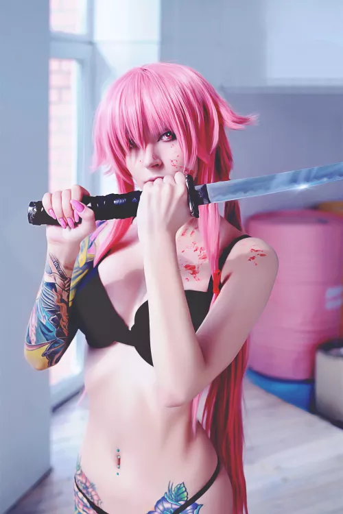 Yuno Gasai from Mirai Nikki by Purple Bitch