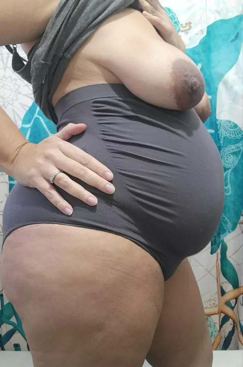 24 weeks! My bump is growing with a quickness now!