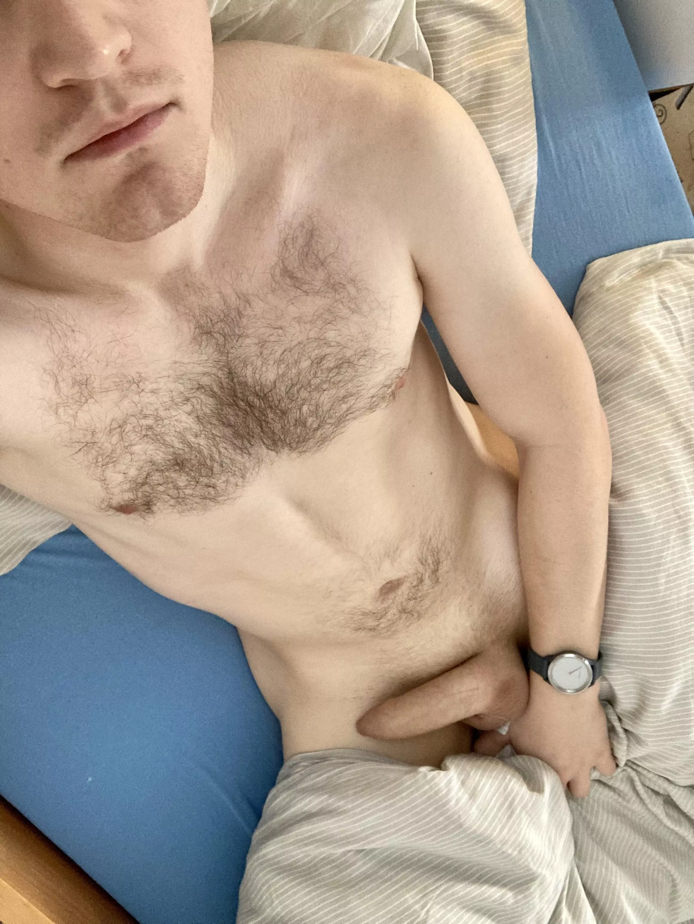 A cold day is spent best under my blanket 😉🍆