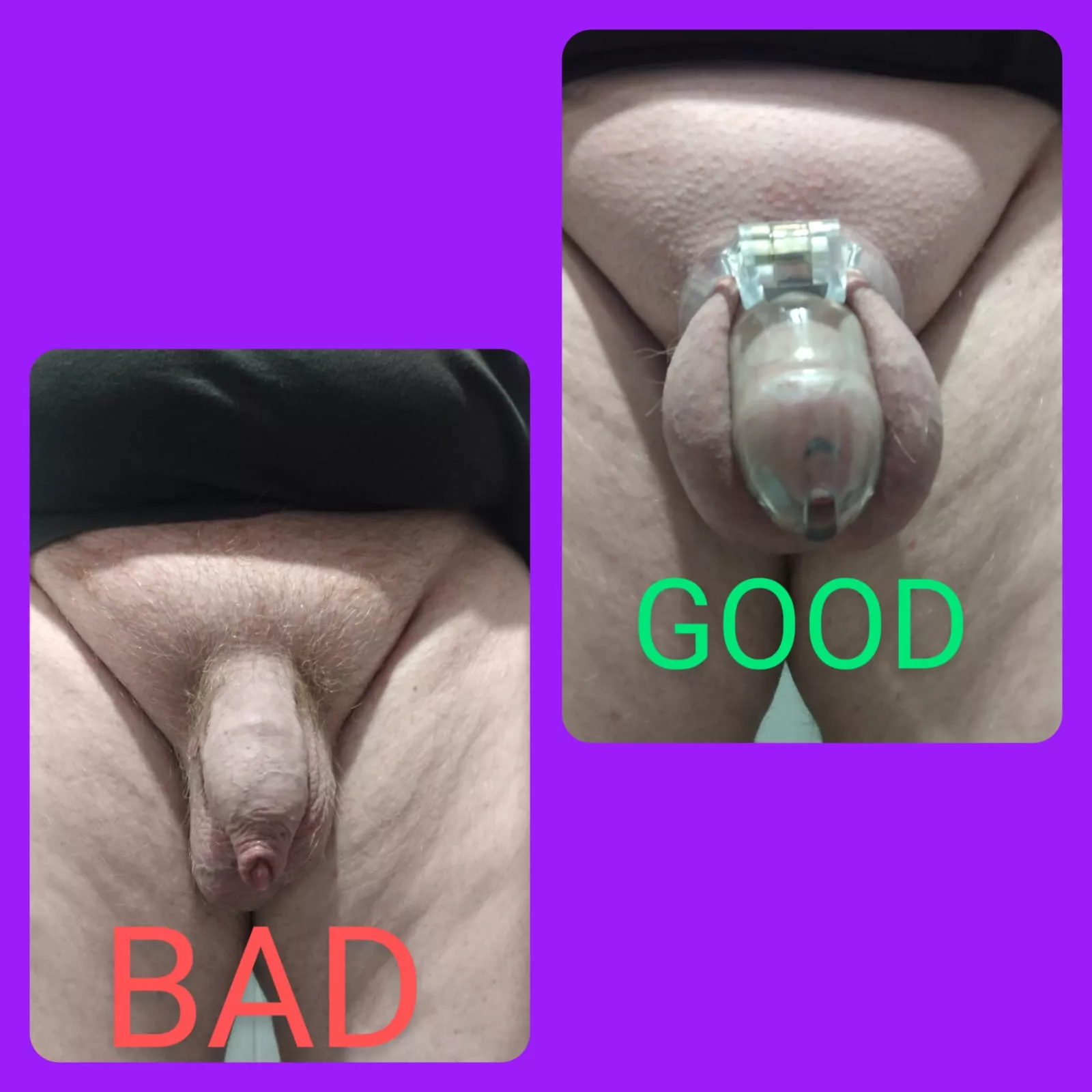 A good boy always locks when Mummy tells him to