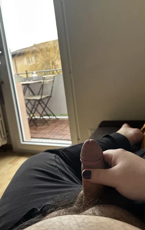 Chilling on the couch