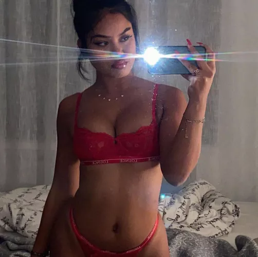 Feeling cute and beautiful in red ❤️