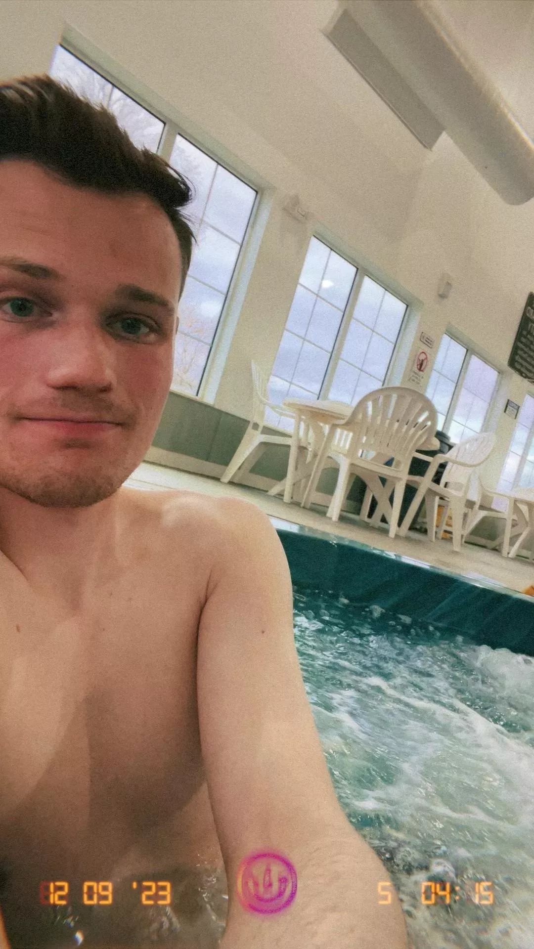 Finally got a chance to use the hotel amenities after a long day ☺️