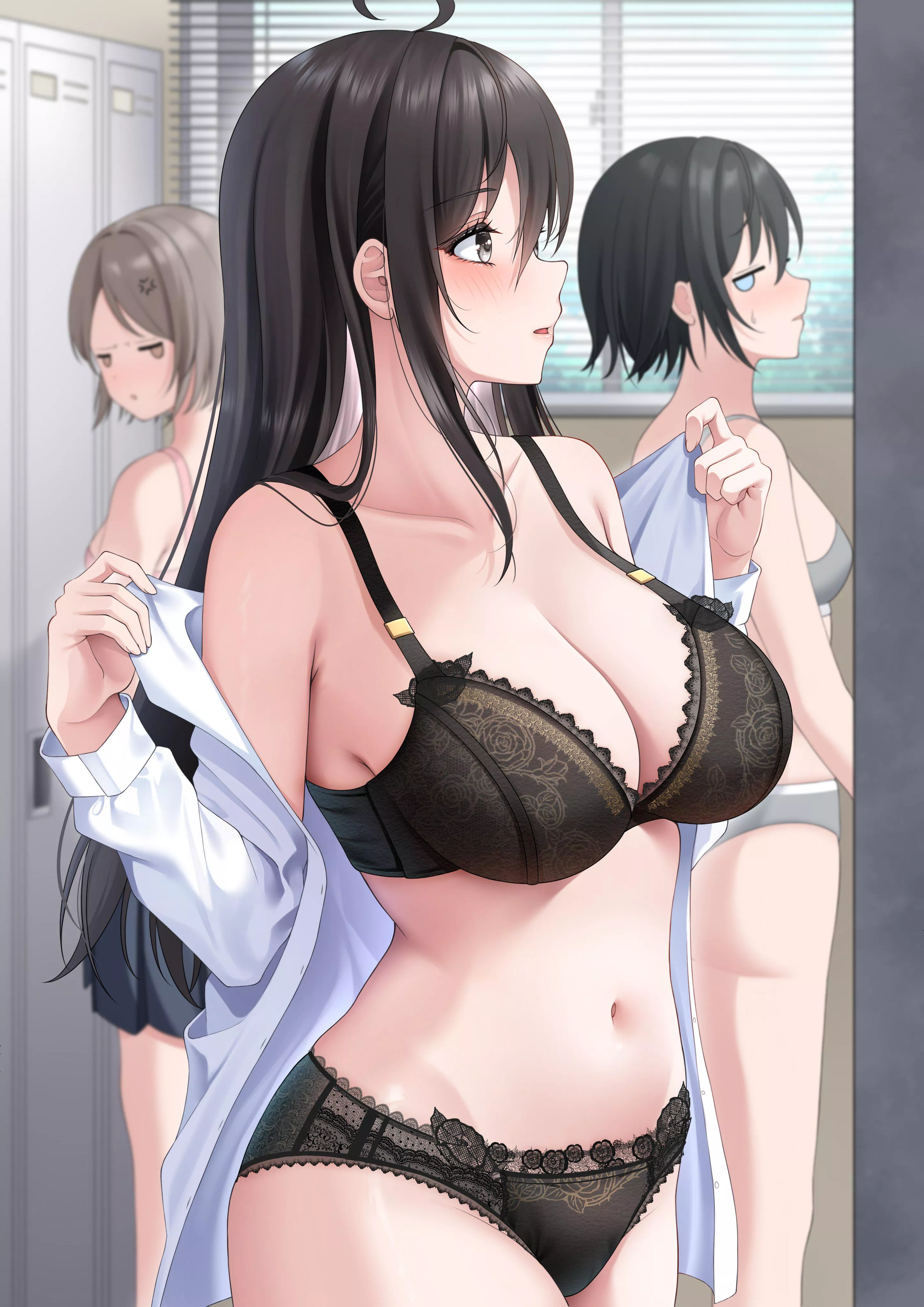 Getting jealous of her boobs