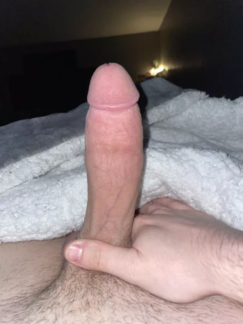 Gfs mom saw my cock and said it was a good size, what do you all think?