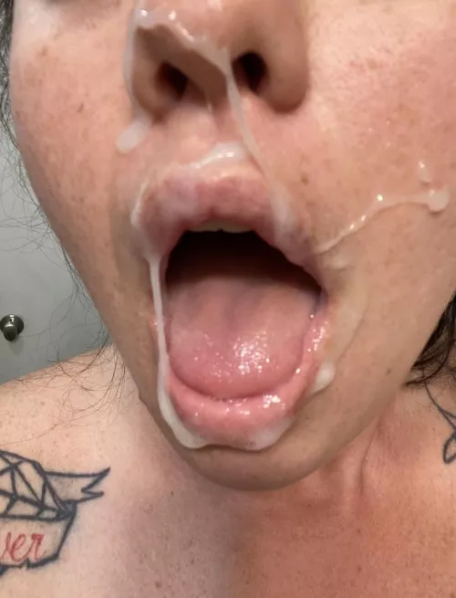 He missed my tongue so I need another cum load