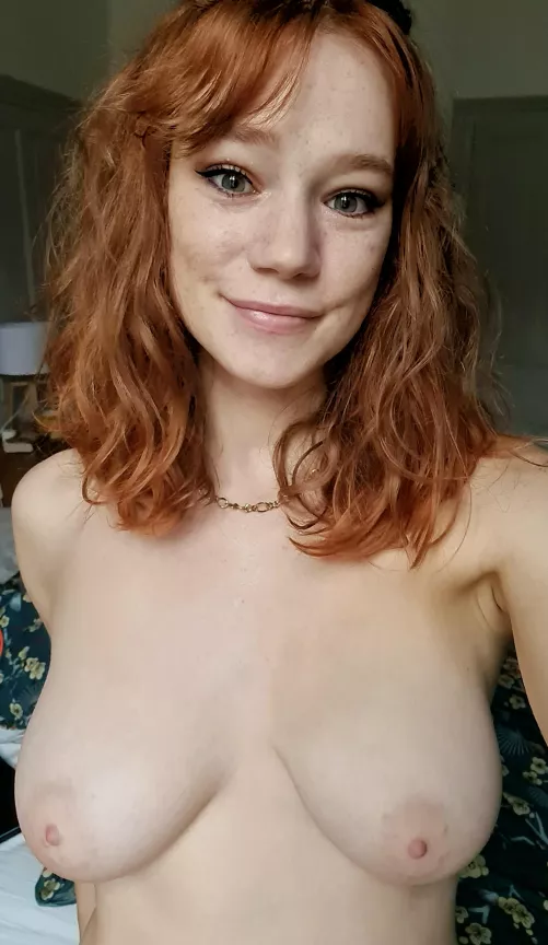 I won't get mad if I catch you staring at me, I promise