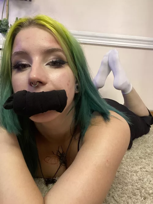 I'd like to be bound hand and foot.