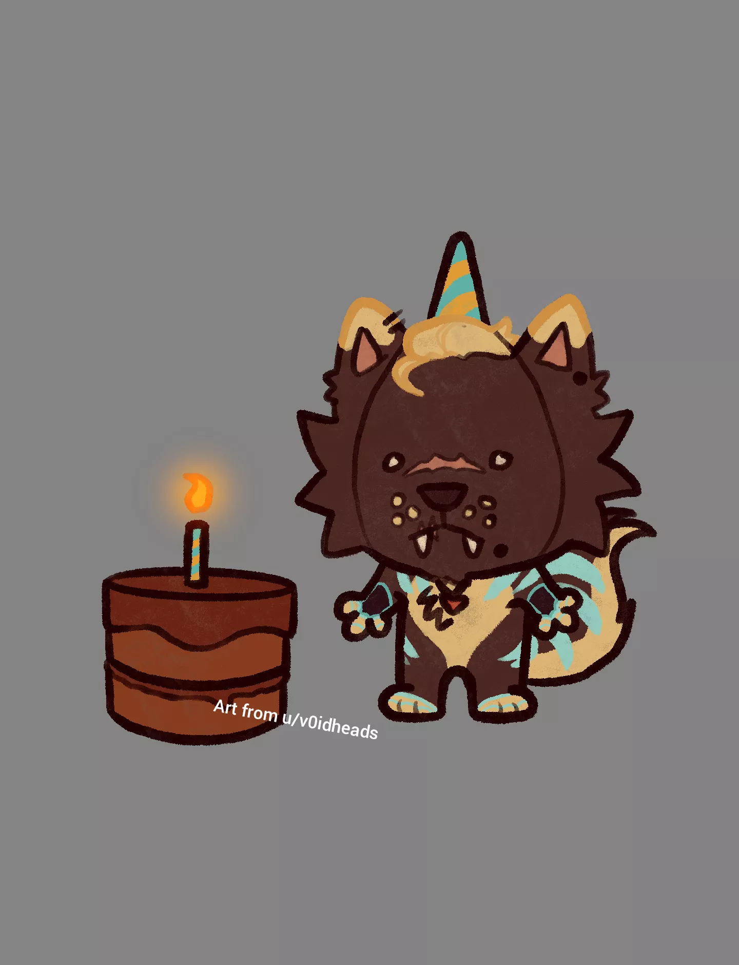 Its my bday today ! (art by v0idheads)