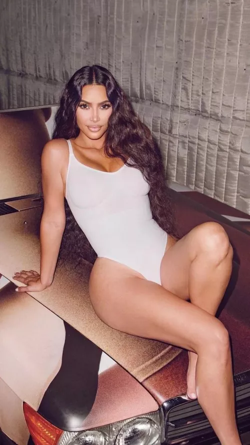 Kim is such a sexy babe