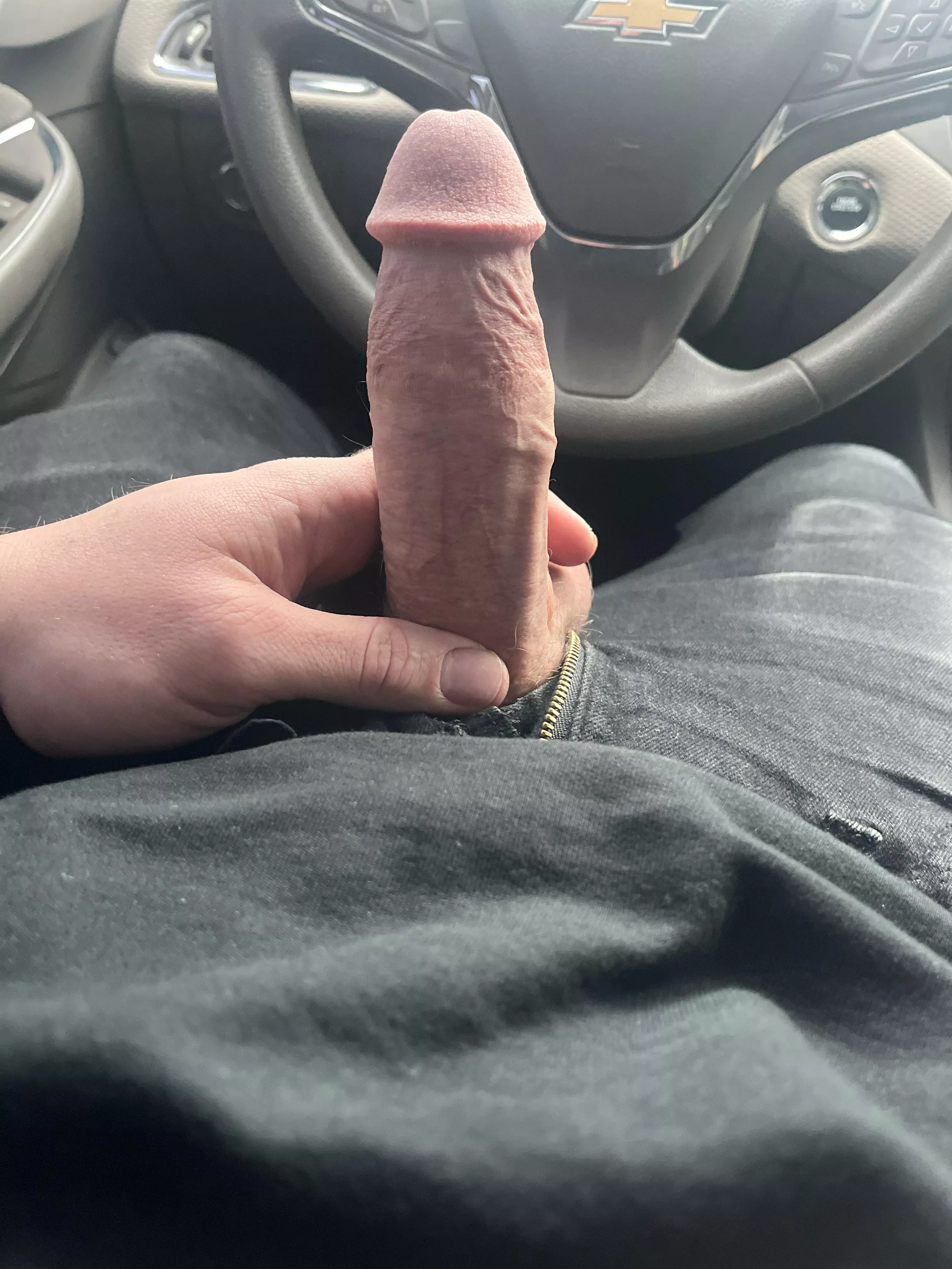 Love jerking in my car