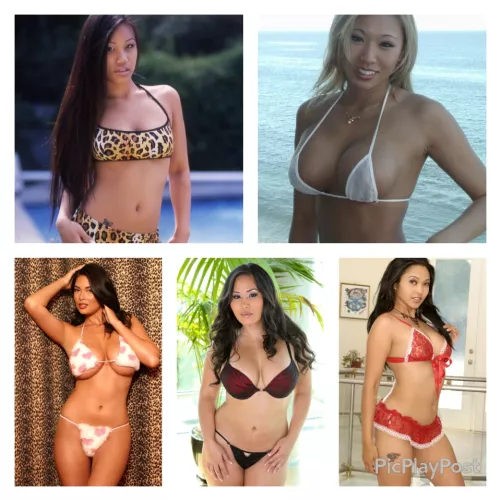 My top 5 Asian pornstars. Lucy Thai, Miko Lee, Tera Patrick, Jessica Bangkok, and Mika Tan