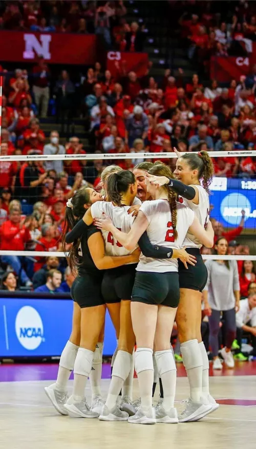 Nebraska huddle