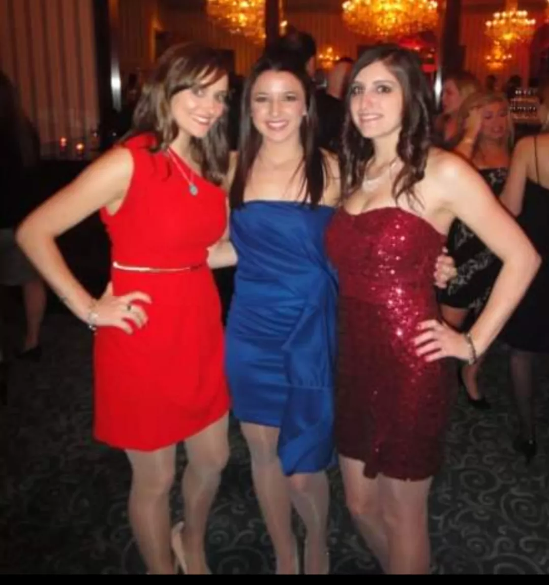 Office girls at the Holiday party