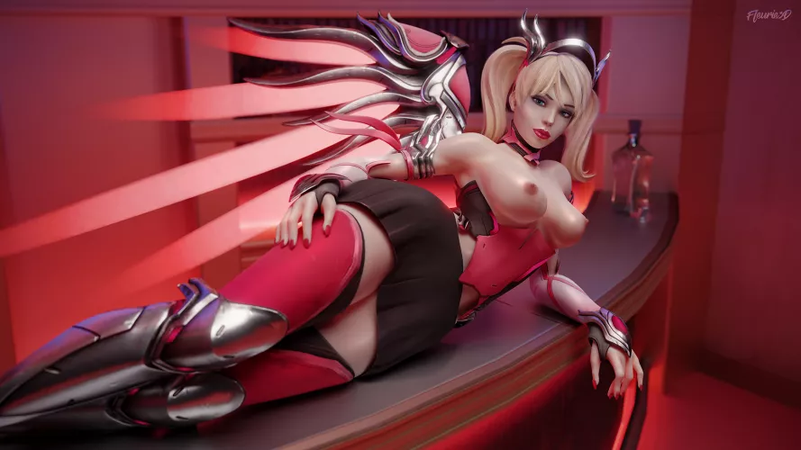 Pink Mercy (Fleurie3D)[Overwatch]