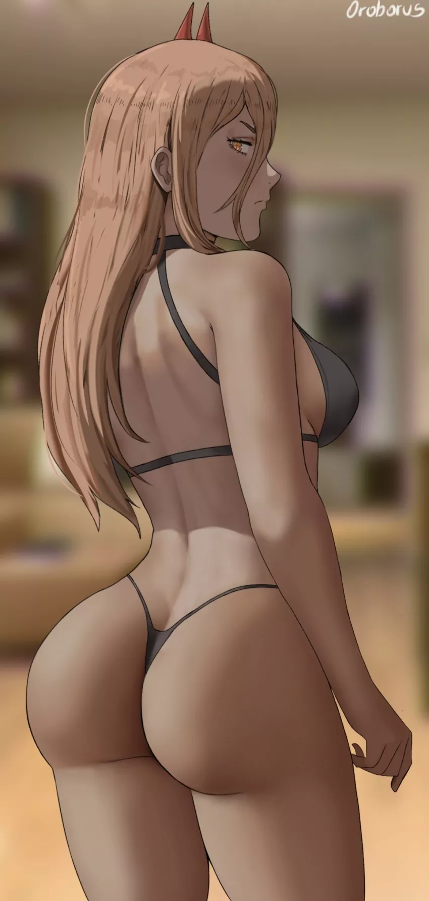 Power Showing Off Her Body (Chainsaw Man)