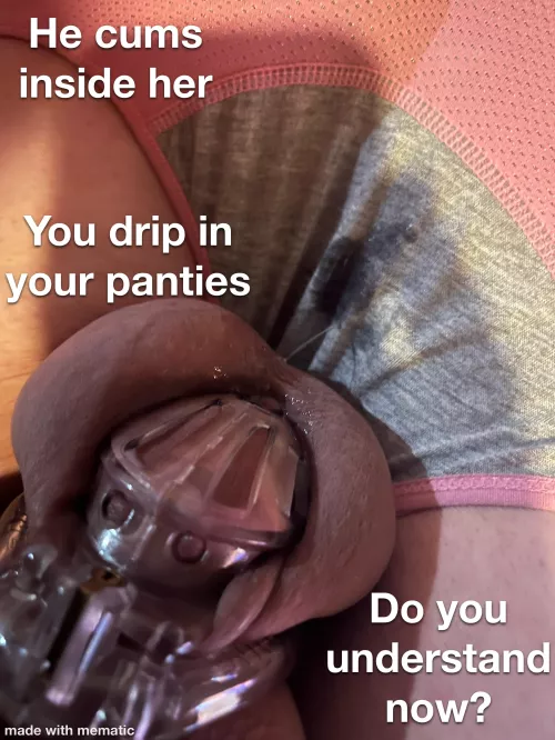 Pretty obvious sissy