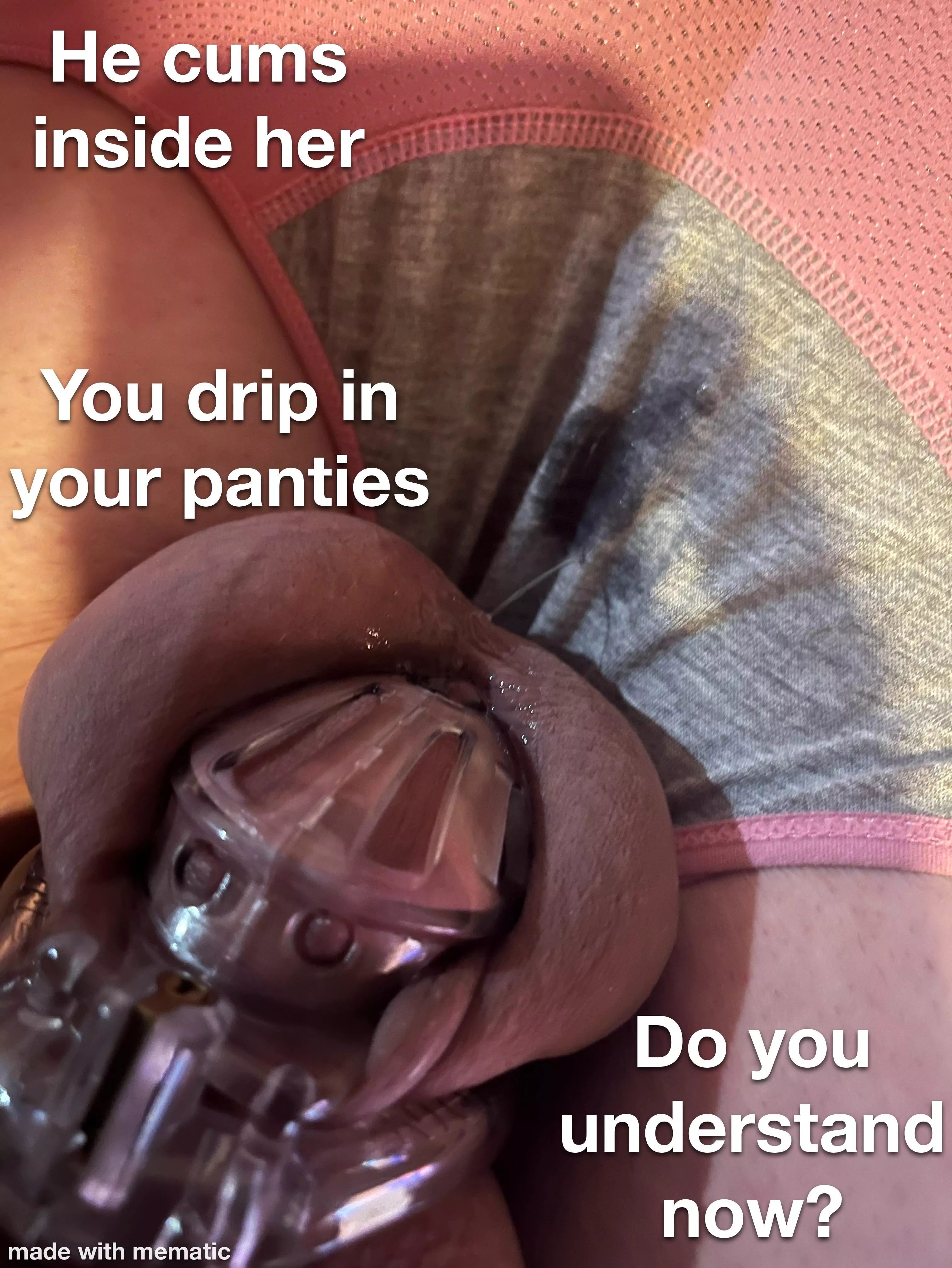 Pretty obvious sissy