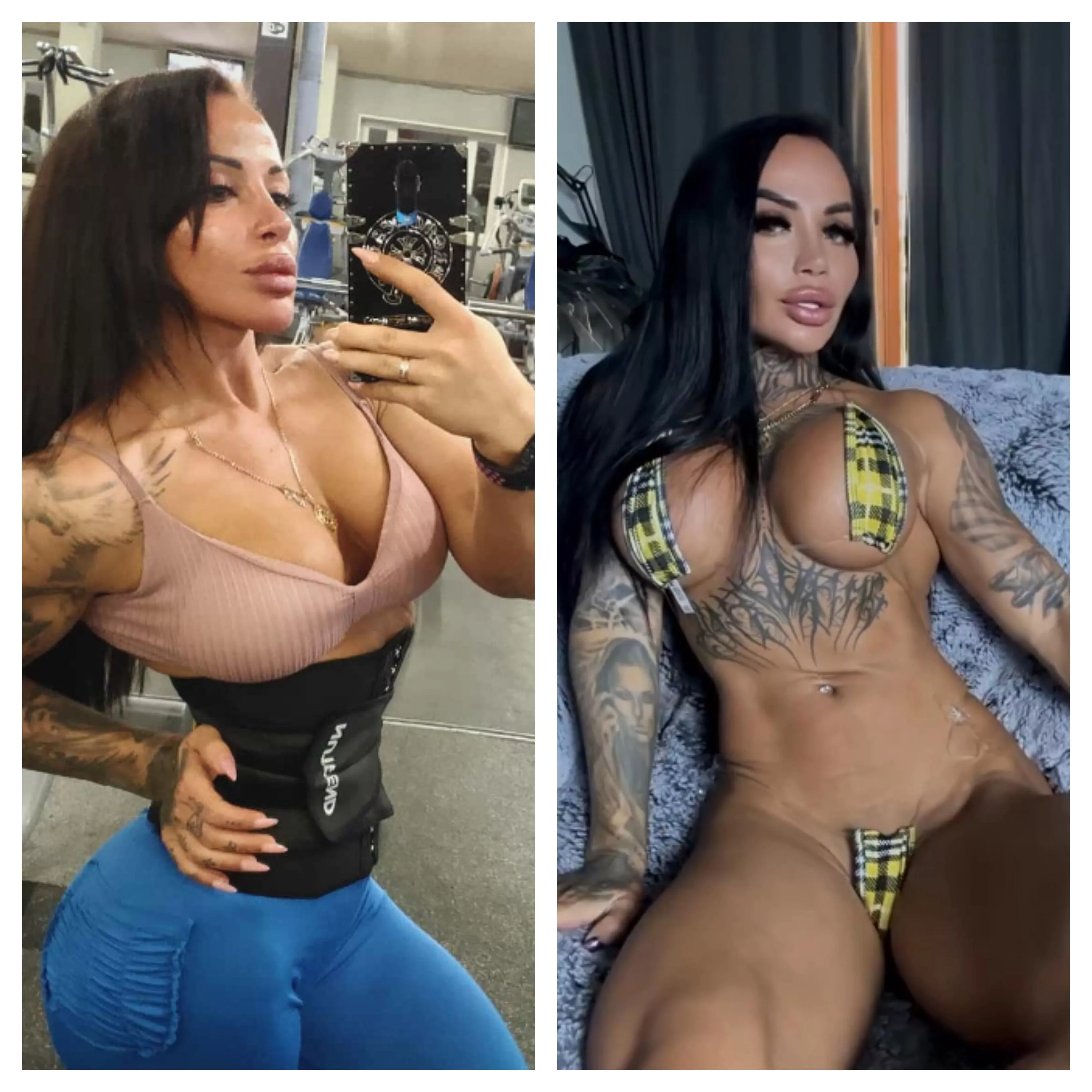 small to big , rate my transformation