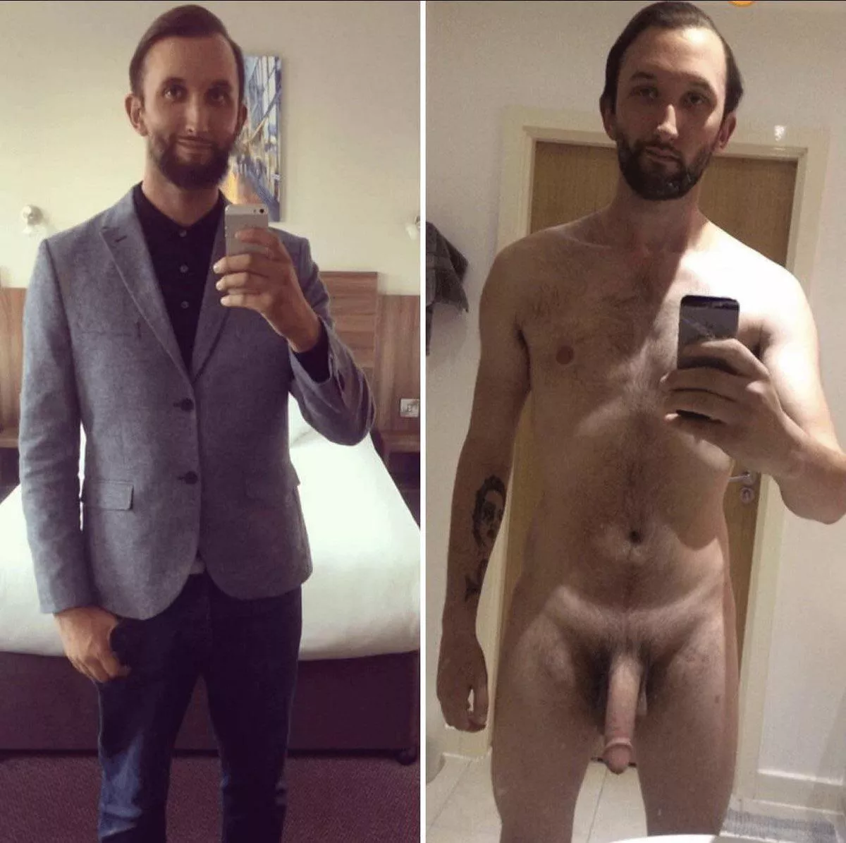 Suit vs Birthday suit