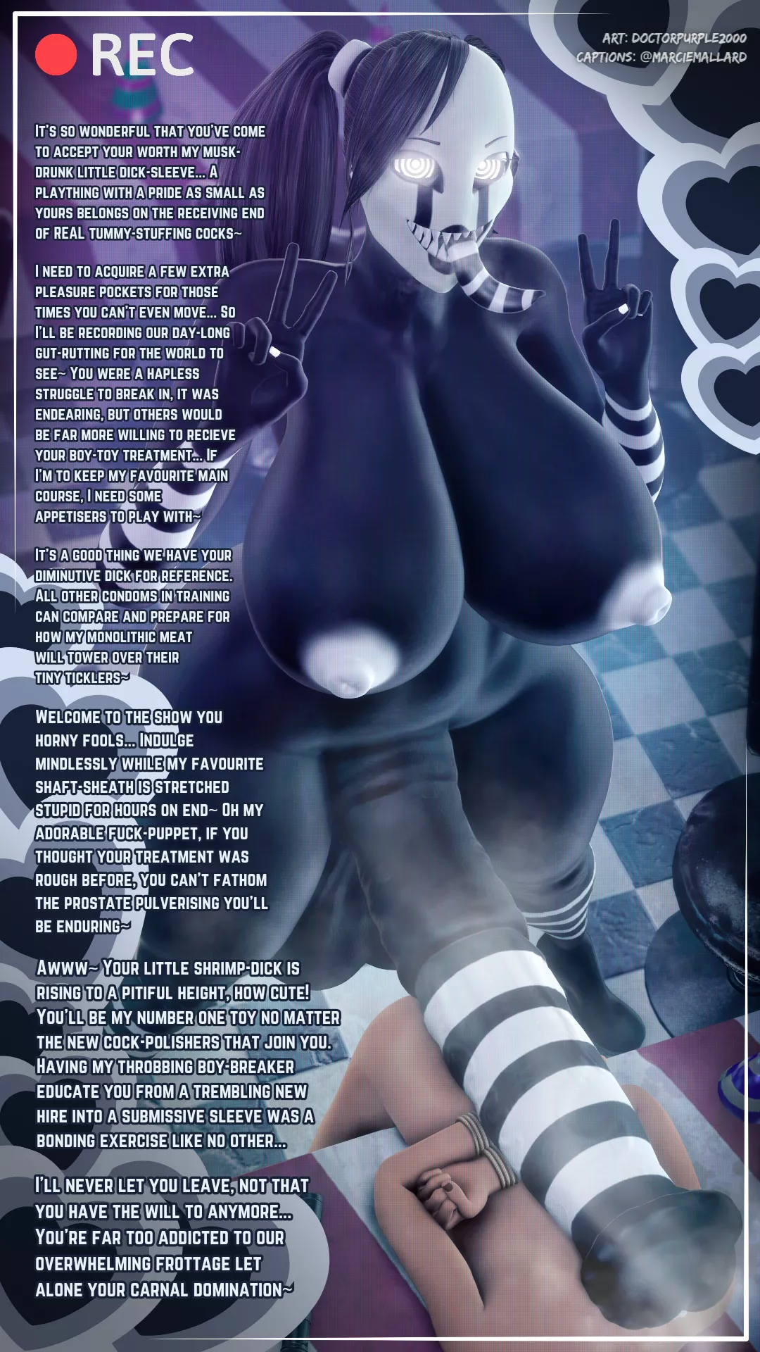 THEY'VE GOTTEN TOO QUIRKY AT NIGHT! [Futanari] [Dubcon] [Musky] [Equine Penis] [Size Comparison] [Credits in Caption] [Camgirl] [FNAF] [Hyper]