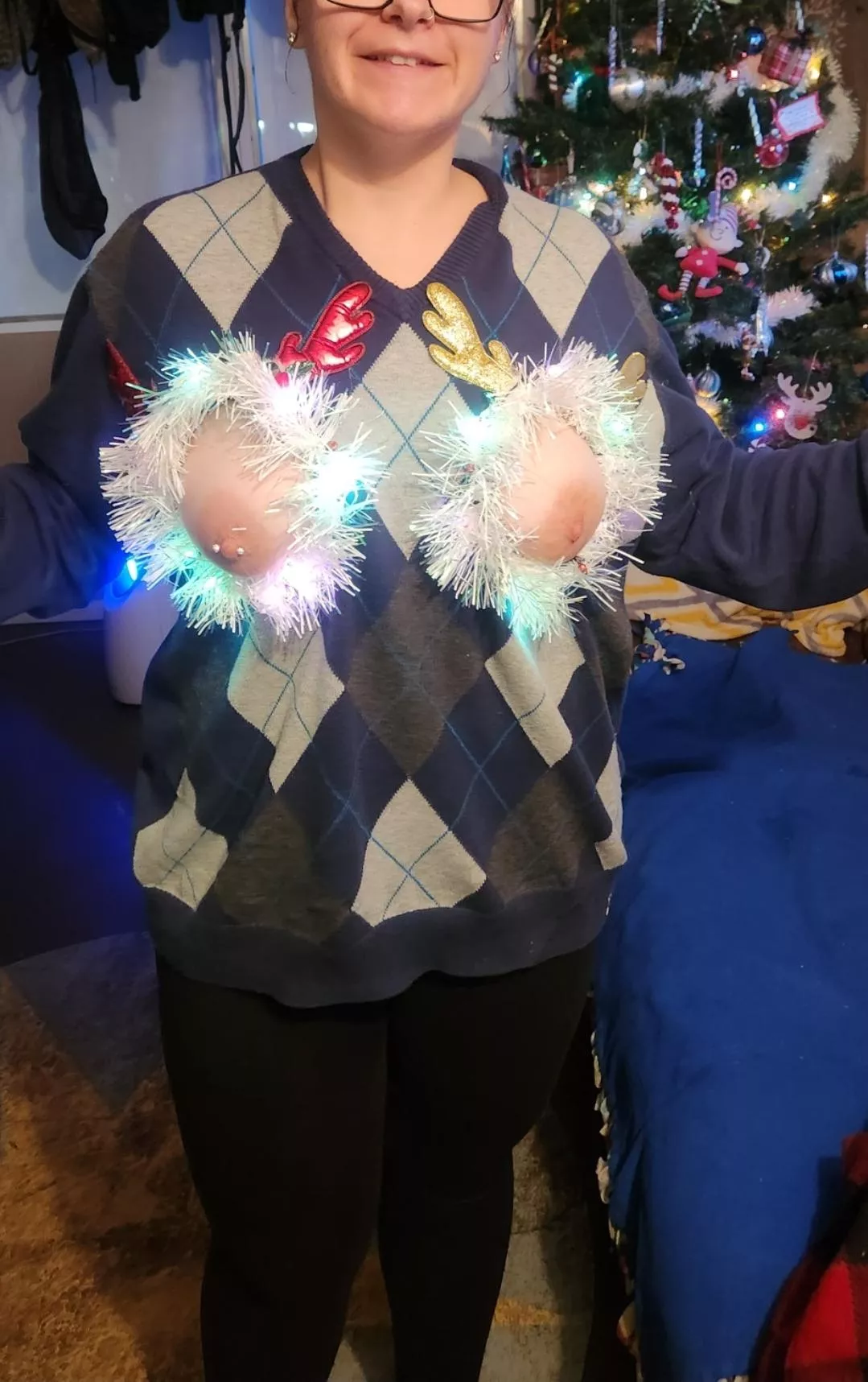 Think this will work for an ugly Christmas sweater?