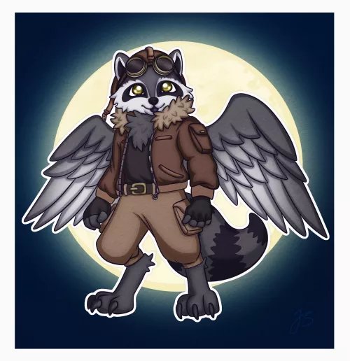 Whatcha think of my Owl/Raccoon hybrid? :3