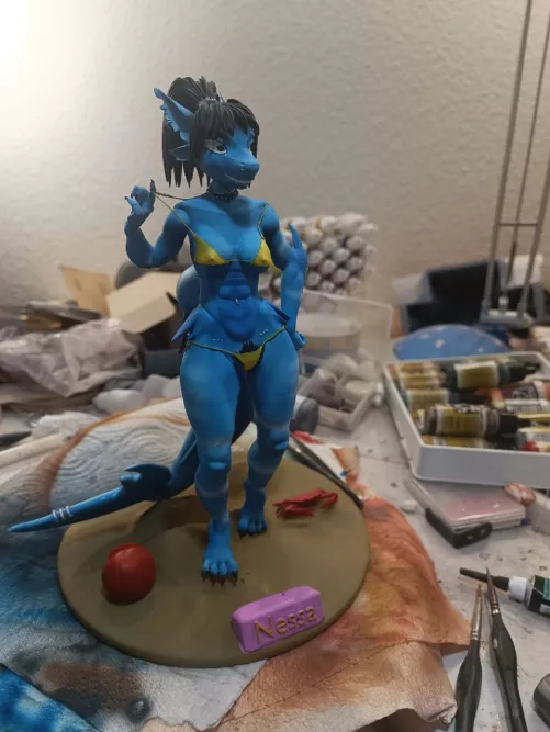 3d printed shark [Q] (design, print and paint by me)