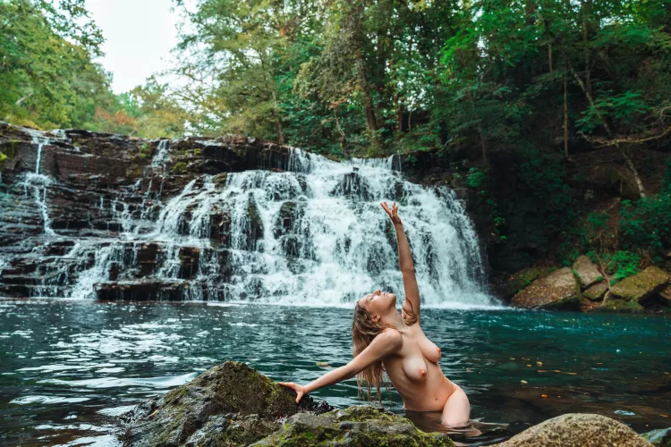 Always love skinny dipping